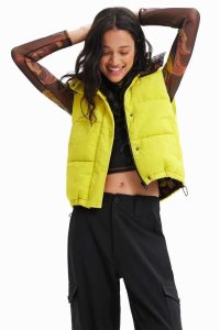 Dámské Bunda Puffer Desigual M. Christian Lacroix short gilet | 490187SPA