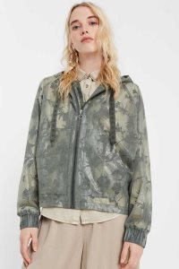 Dámské Bundy Desigual Floral transparent windbreaker | 471286DXB