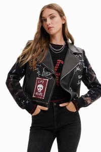 Dámské Bundy Desigual Hybridní biker | 763902DCQ