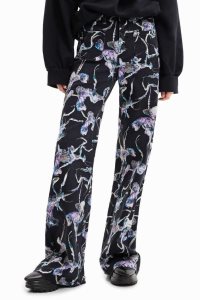 Dámské Džíny Desigual Maitrepierre wide-leg trousers | 349825OUF