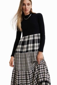 Dámské Kombinéza Desigual Midi with plaid skirt | 207835ICE