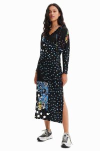 Dámské Kombinéza Desigual Polka dot midi | 289517OHF