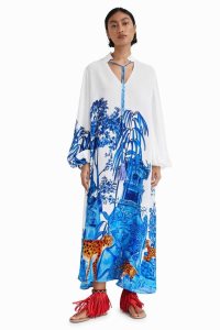 Dámské Kombinéza Desigual Stella Jean long kaftan | 607459BXC