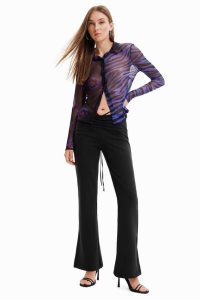 Dámské Legíny Desigual Gathered trousers with ties | 963085EJK