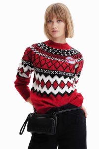 Dámské Svetry Desigual Border jumper | 659708MAS