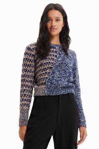 Dámské Svetry Desigual Hybridní chunky knit pullover | 974580UJH