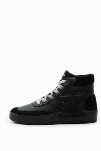 Dámské Tenisky Desigual Faux-sheepskin high-top | 271345JCU