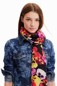 Dámské Šátky Desigual Rectangular floral foulard | 405976LMT