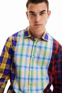 Pánské Košile Desigual Long-sleeve plaid | 895271BQP