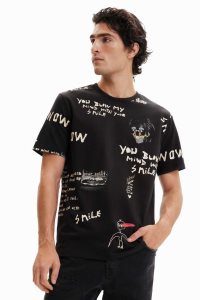 Pánské Polo Triko Desigual Krátké-sleeve text | 261597JZF