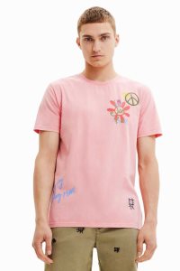 Pánské Polo Triko Desigual Peace short-sleeve | 813295LAK