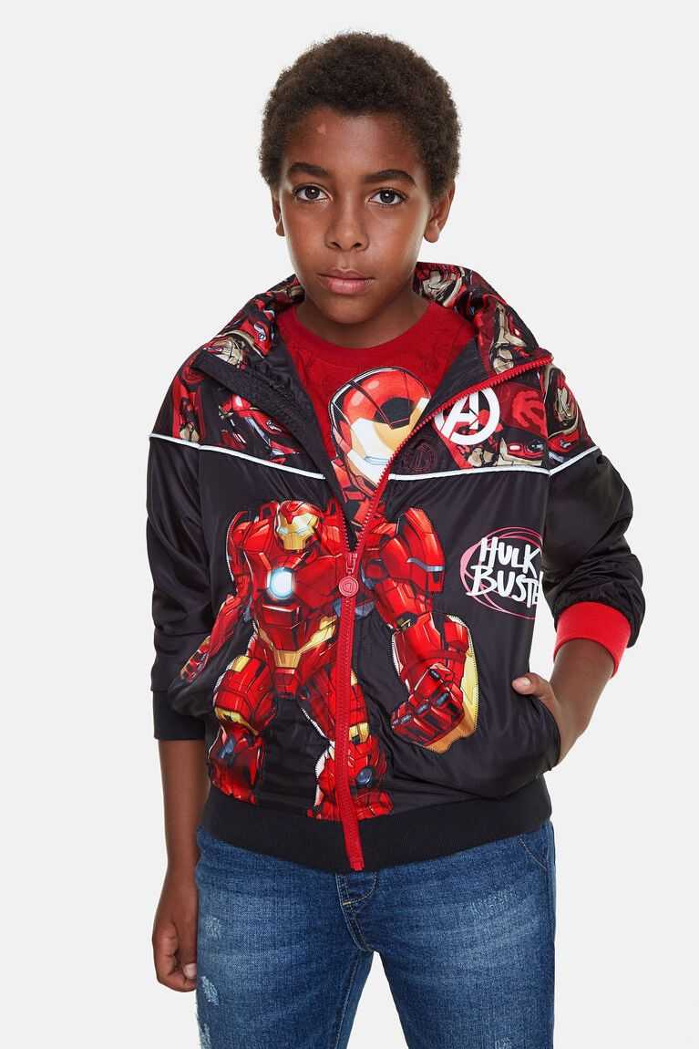 Chlapecké Kabáty Desigual Iron Man hood | 402957XJM