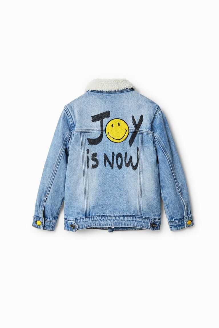 Chlapecké Kabáty Desigual Smiley denim trucker | 702354JGM