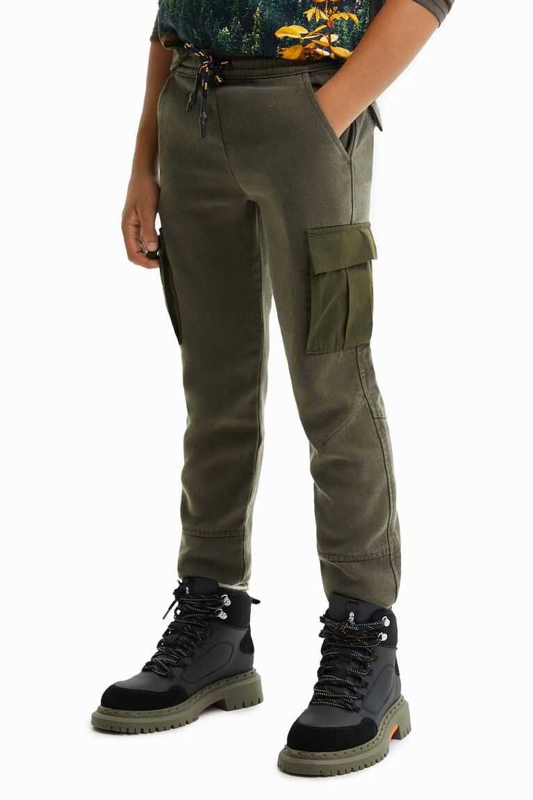 Chlapecké Kalhoty Desigual Drawstring cargo trousers | 492360OGS