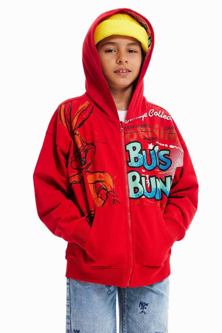 Chlapecké Mikiny Desigual Bugs Bunny hoodie | 836790YCH