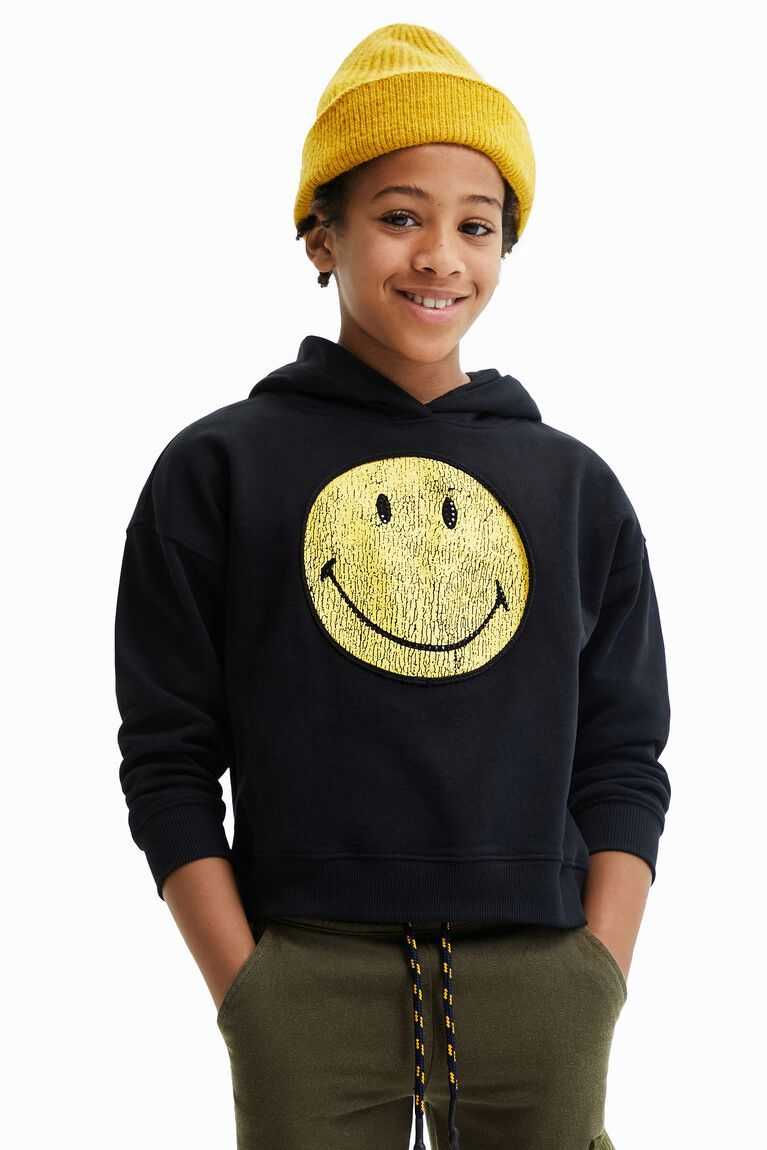 Chlapecké Mikiny Desigual Smiley hoodie | 035721RUT