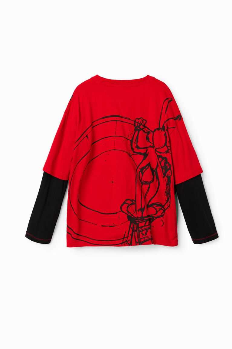 Chlapecké Tričko Desigual Bugs Bunny double-sleeve | 042851XDQ