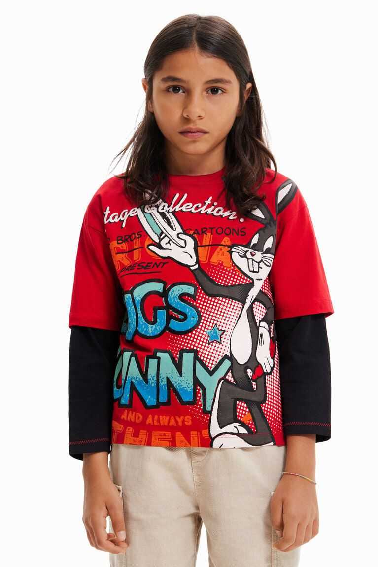 Chlapecké Tričko Desigual Bugs Bunny double-sleeve | 042851XDQ