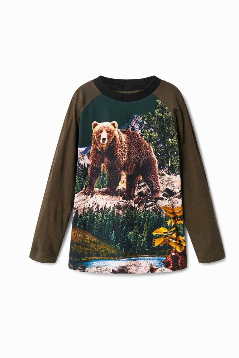 Chlapecké Tričko Desigual Long-sleeve bear | 627843DNO