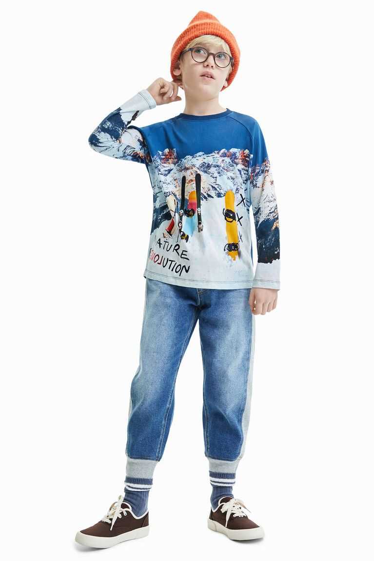 Chlapecké Tričko Desigual Long-sleeve snowboard | 761945BDV