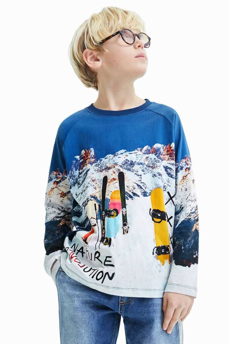 Chlapecké Tričko Desigual Long-sleeve snowboard | 761945BDV