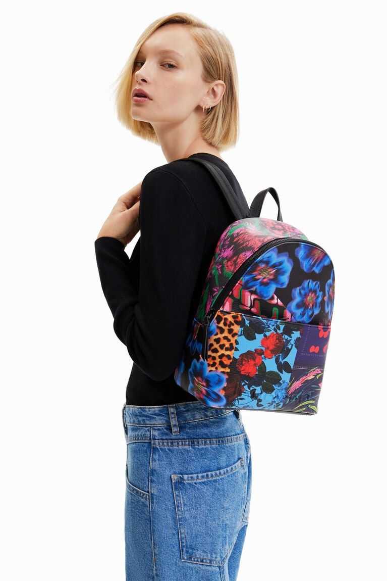 Dámské Batohy Desigual Small patchwork floral | 607239LNQ