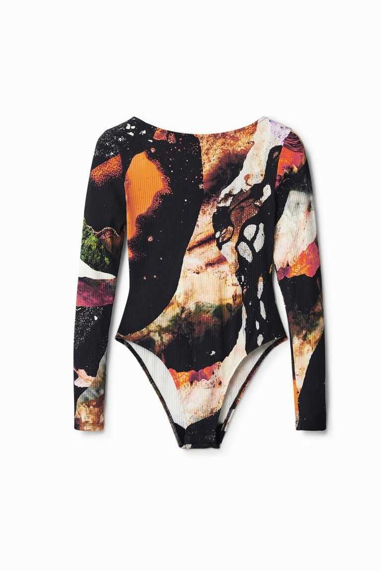 Dámské Body Desigual Digitální print slim | 634589RJM