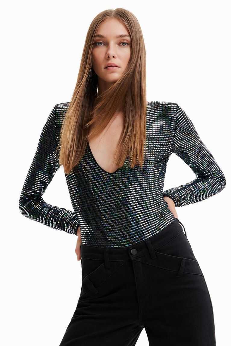 Dámské Body Desigual Long-sleeve sequin | 371698RJH