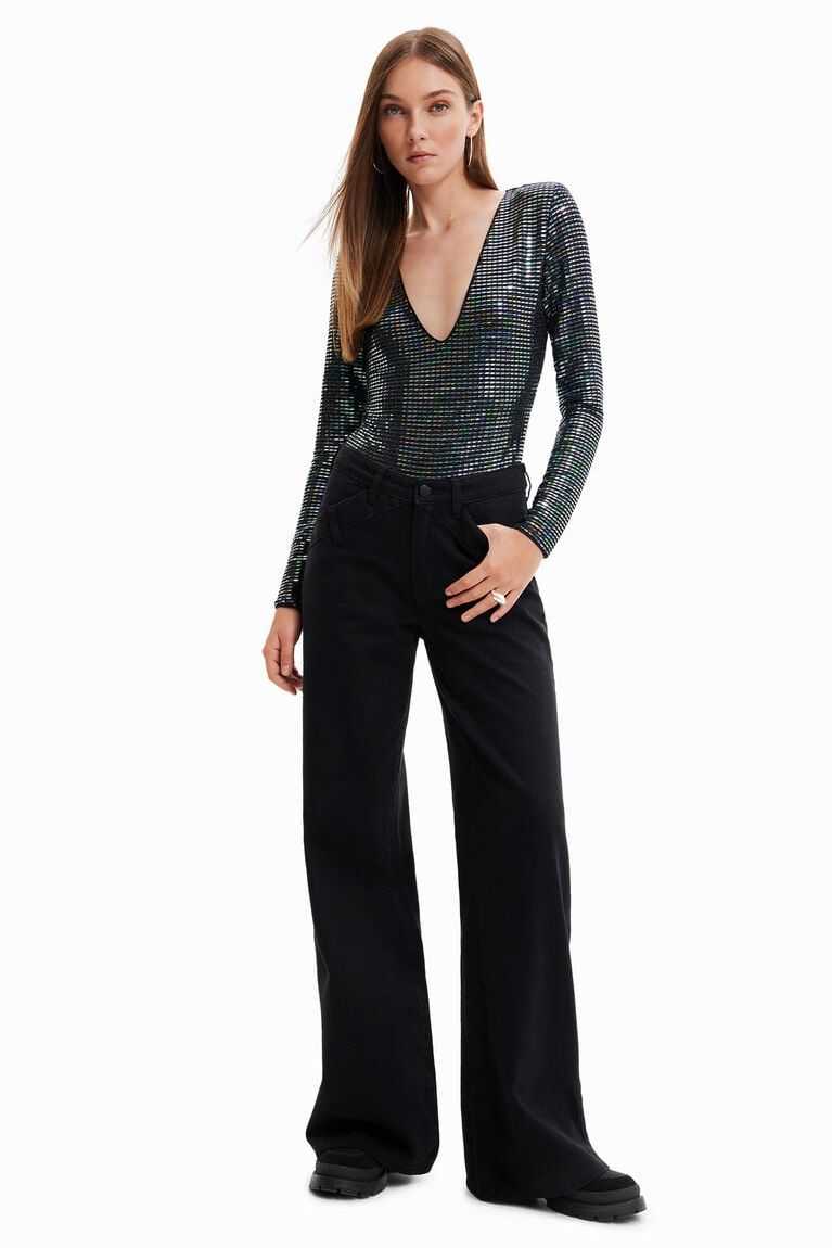 Dámské Body Desigual Long-sleeve sequin | 371698RJH