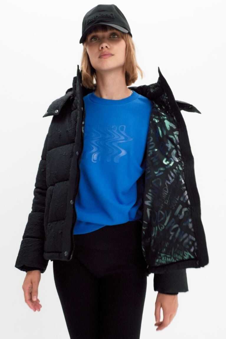 Dámské Bunda Puffer Desigual Textured padded | 158960MPQ