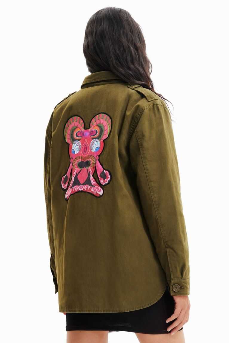 Dámské Bundy Desigual M. Christian Lacroix military parka | 264738MLV