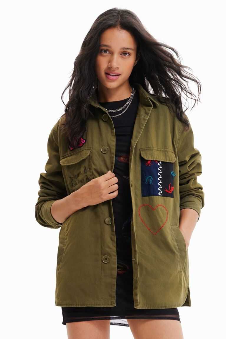 Dámské Bundy Desigual M. Christian Lacroix military parka | 264738MLV