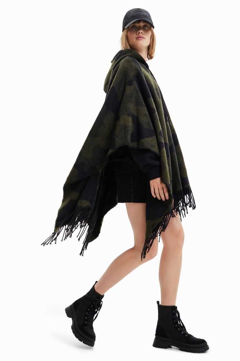 Dámské Bundy Desigual Military poncho | 810429VHT