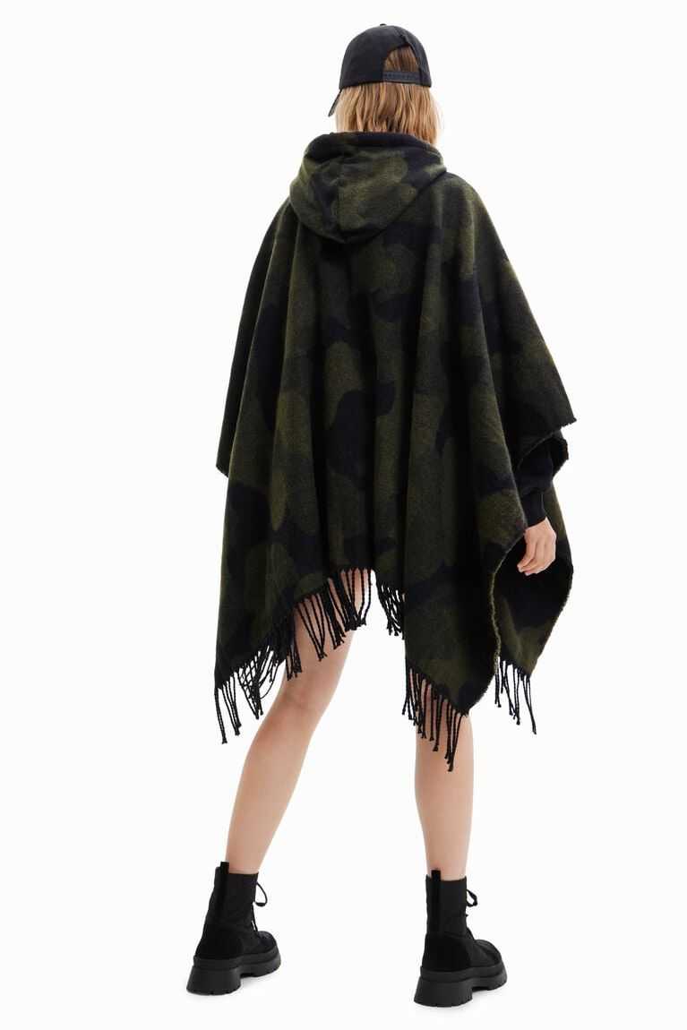 Dámské Bundy Desigual Military poncho | 810429VHT