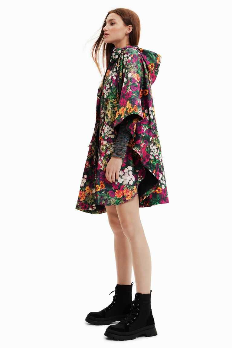 Dámské Bundy Desigual Mini floral raincoat | 289516OKX