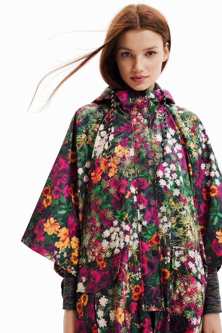 Dámské Bundy Desigual Mini floral raincoat | 289516OKX