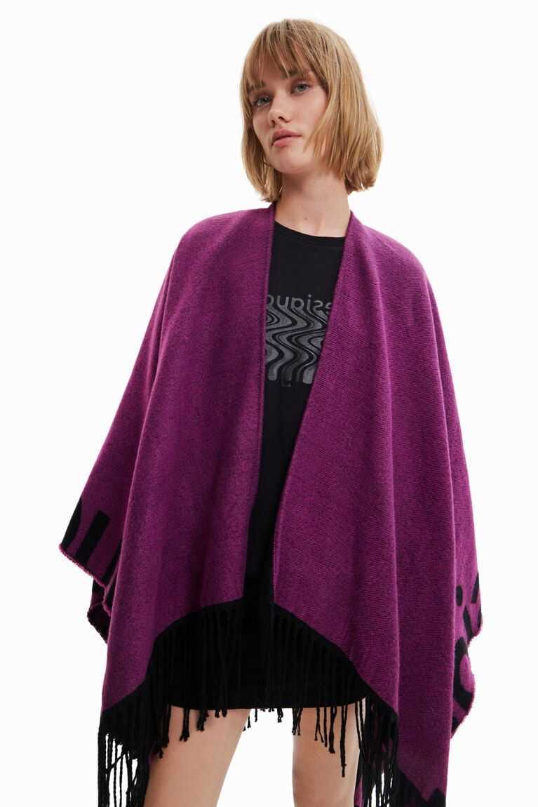 Dámské Bundy Desigual Reversible poncho | 962154GMN