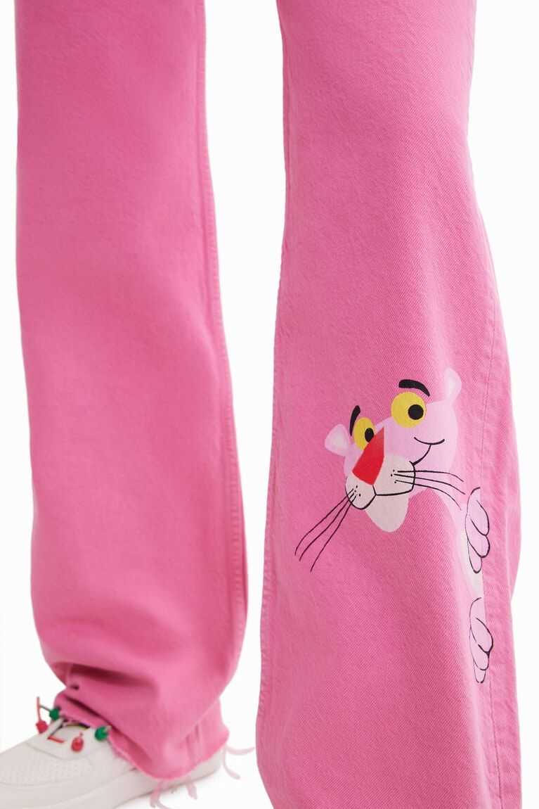 Dámské Džíny Desigual Široké-leg Pink Panther | 105892QNW