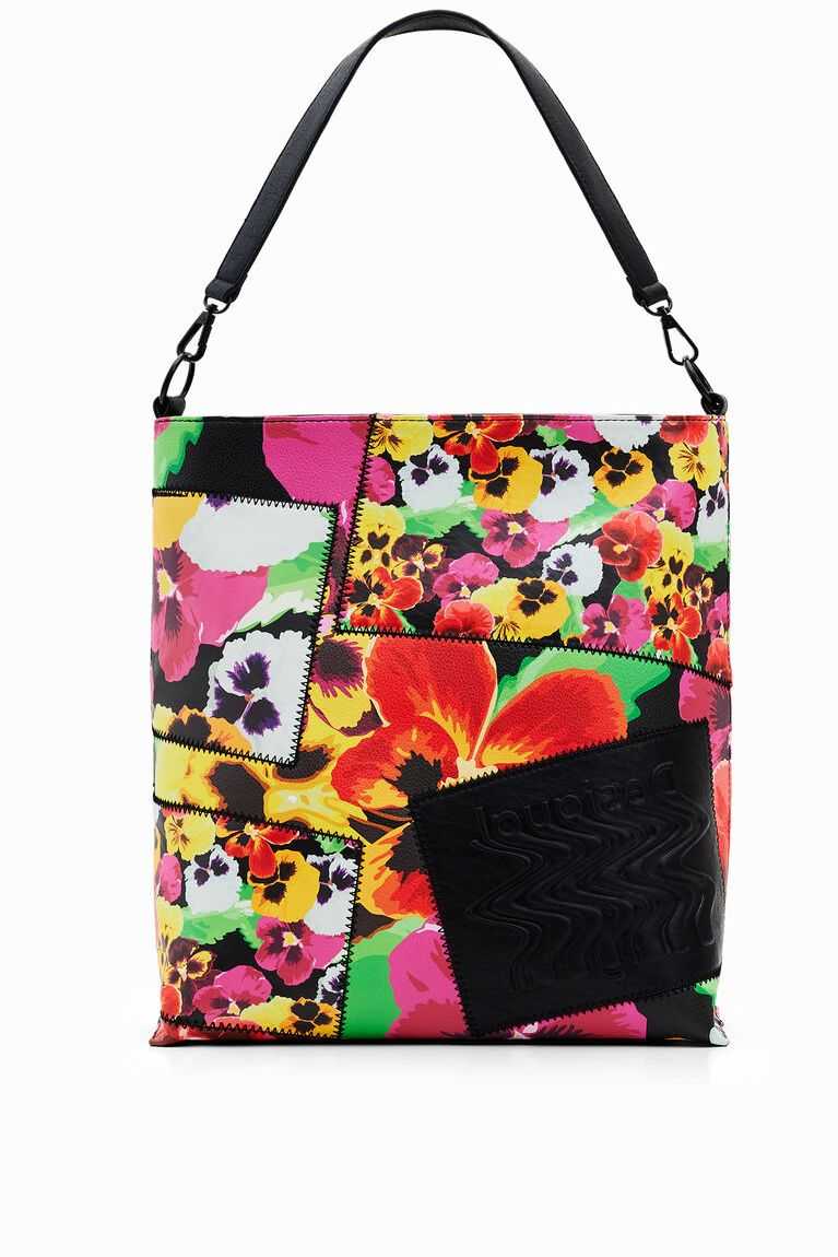 Dámské Kabelky Přes Rameno Desigual Large floral patchwork | 397285DKB