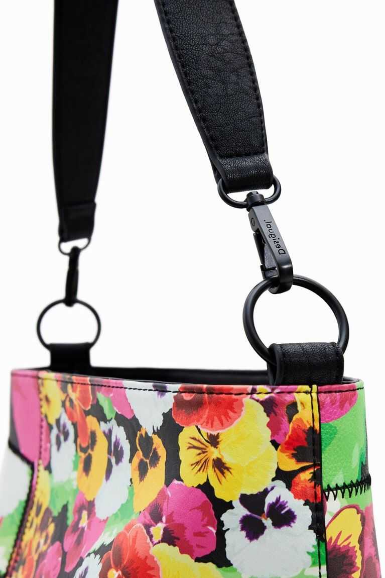 Dámské Kabelky Přes Rameno Desigual Large floral patchwork | 397285DKB