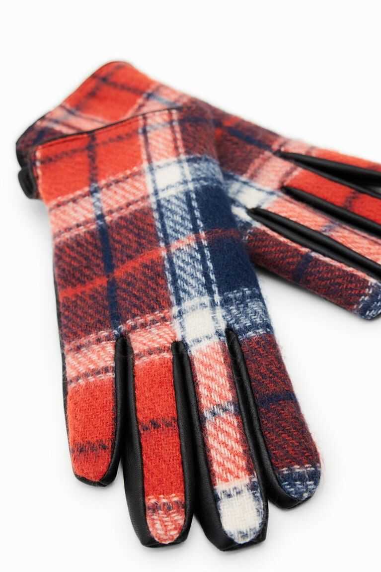 Dámské Klobouky Desigual Tartan gloves | 390158KGT