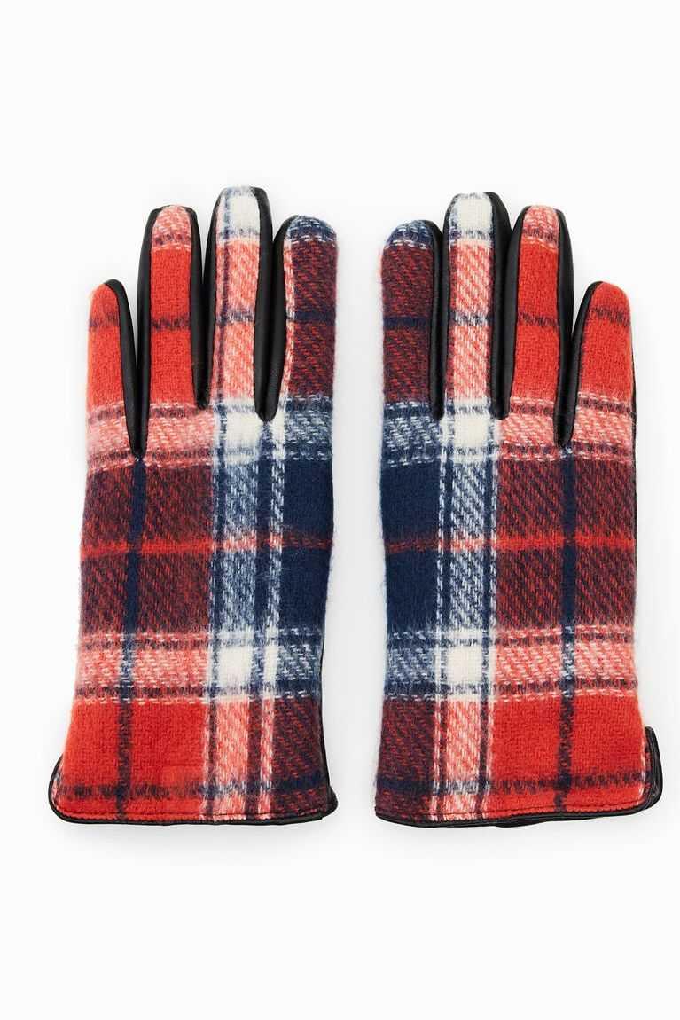 Dámské Klobouky Desigual Tartan gloves | 390158KGT