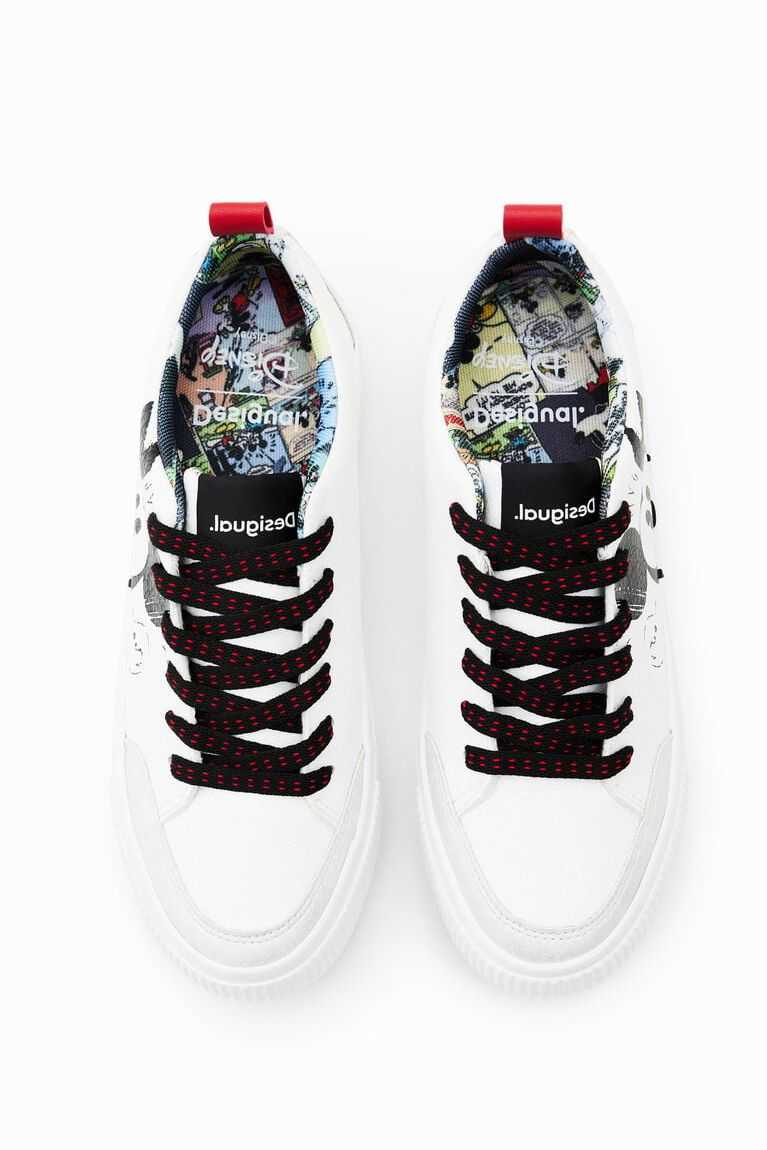 Dámské Knitwear Desigual Disney's Mickey Mouse platform sneakers | 029364XUN