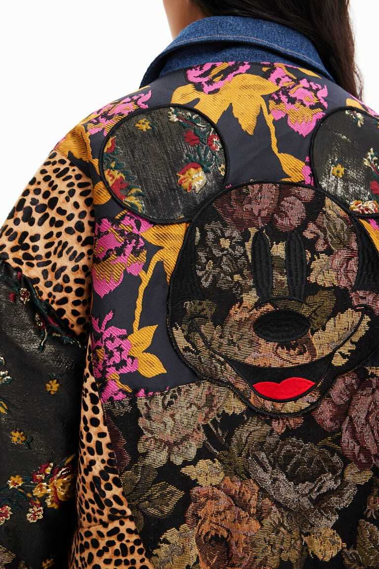 Dámské Knitwear Desigual Disney's Mickey Mouse faux-fur jacket | 653481YGH