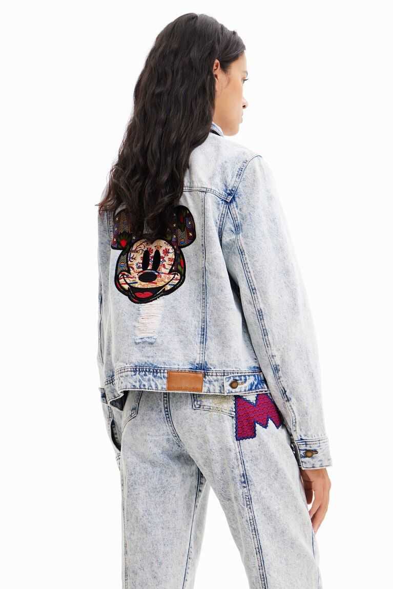 Dámské Knitwear Desigual Disney's Mickey Mouse denim jacket | 691208NXJ