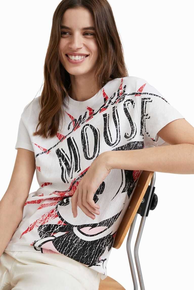 Dámské Knitwear Desigual Mickey Mouse T-shirt | 852763RJL