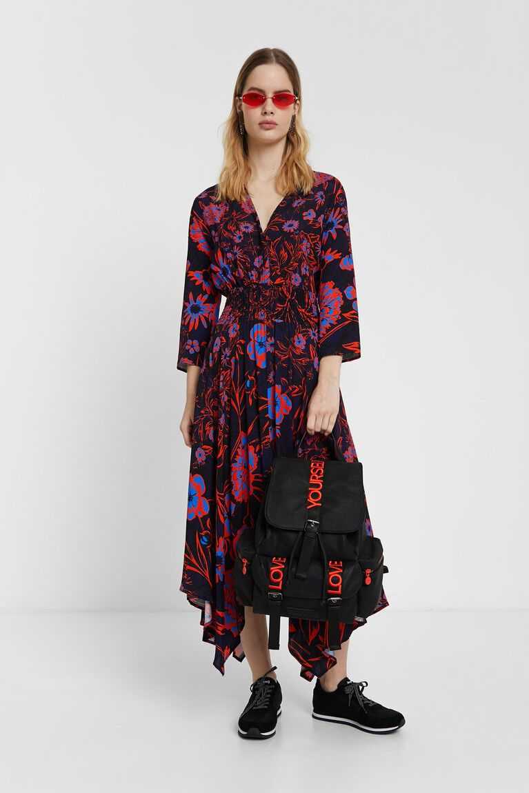 Dámské Kombinéza Desigual Boho midi with floral print | 109286VES