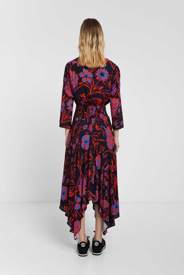 Dámské Kombinéza Desigual Boho midi with floral print | 109286VES