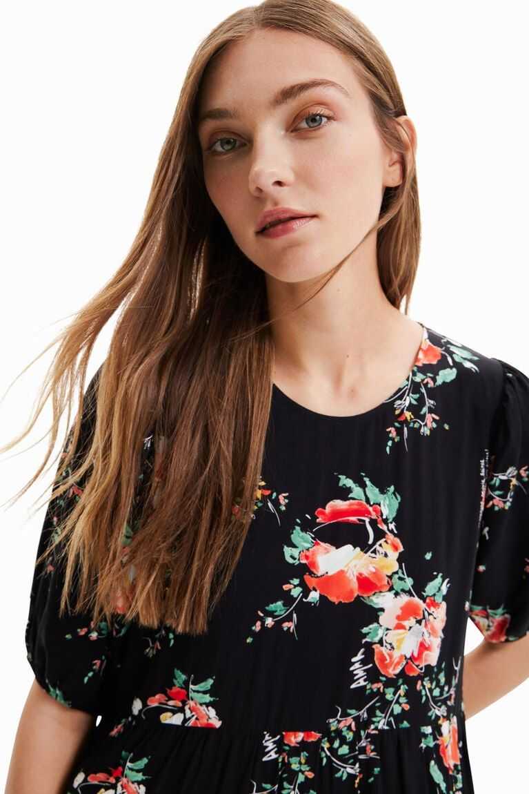 Dámské Kombinéza Desigual Floral midi | 045316GKM