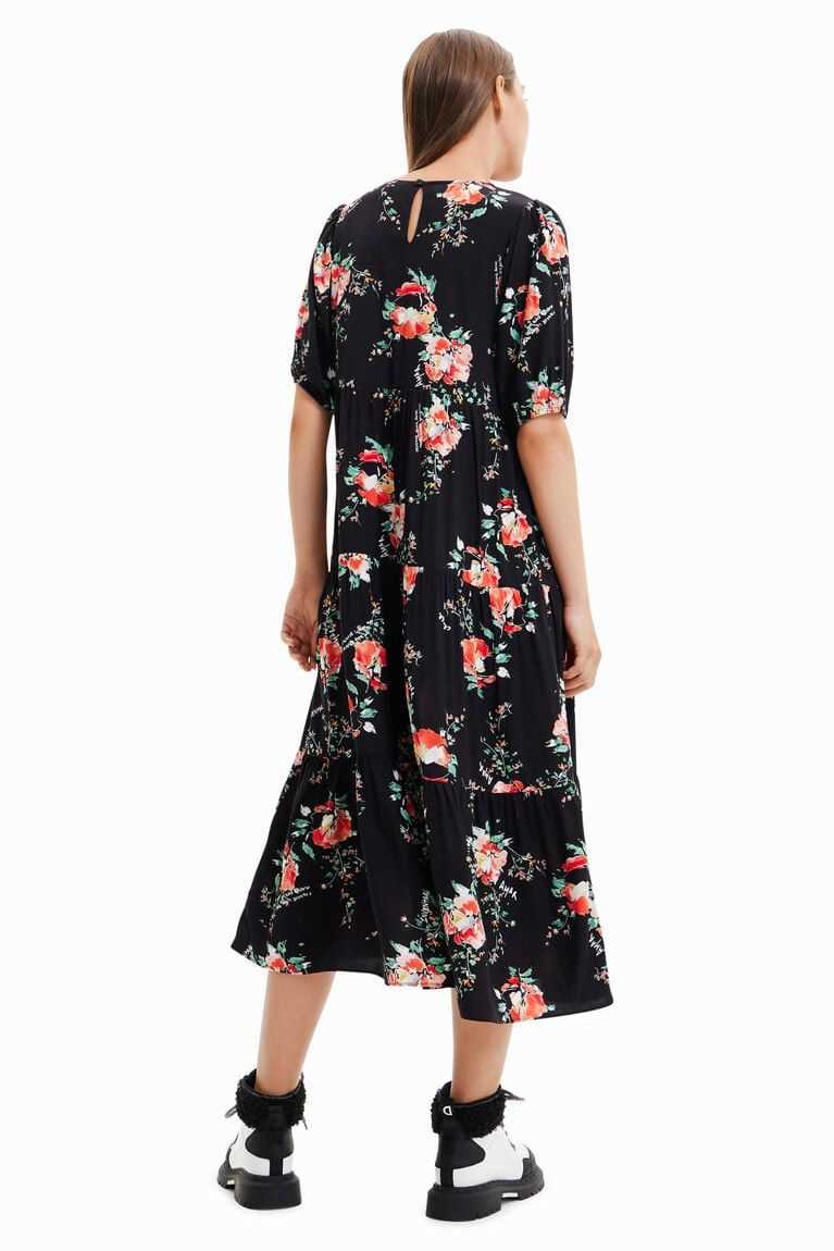 Dámské Kombinéza Desigual Floral midi | 045316GKM